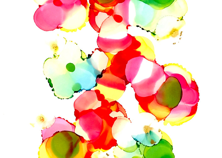Cellophane Flowers Art | Sandy Smith Gerding Artwork