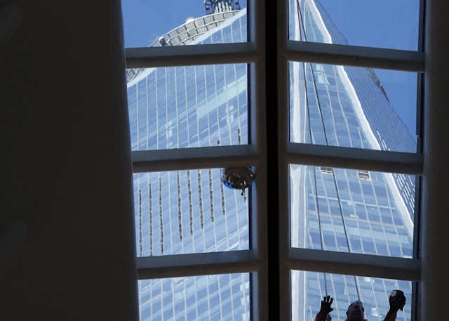 Window Washer At The The Oculus, World Trade Center  Sony Rx10 M4 Photography Art | Jim Cummins, Imagery