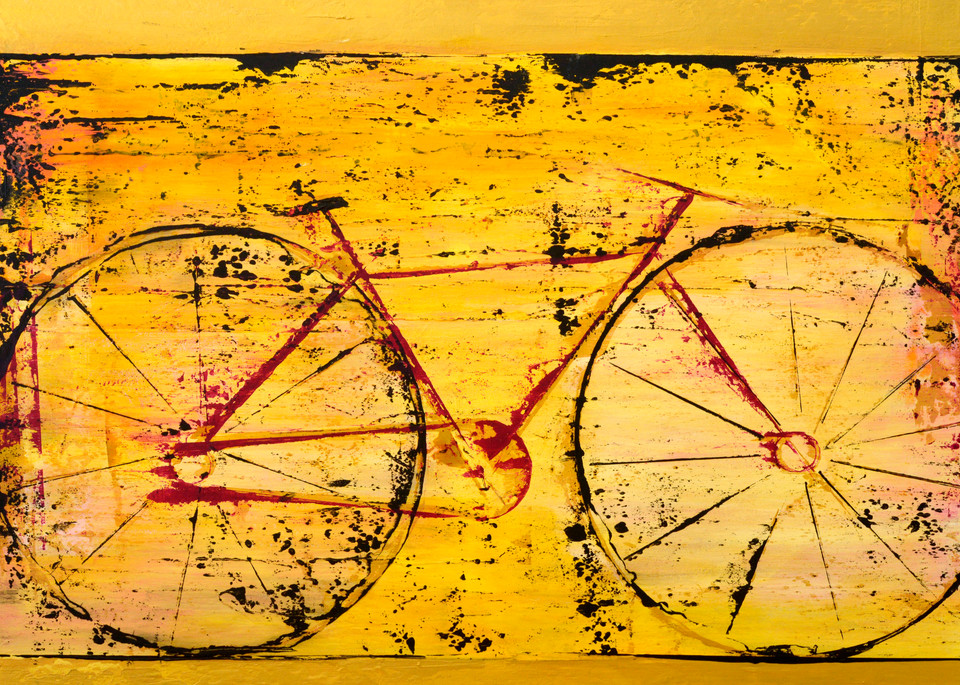 Golden Bike  Art | benbonart