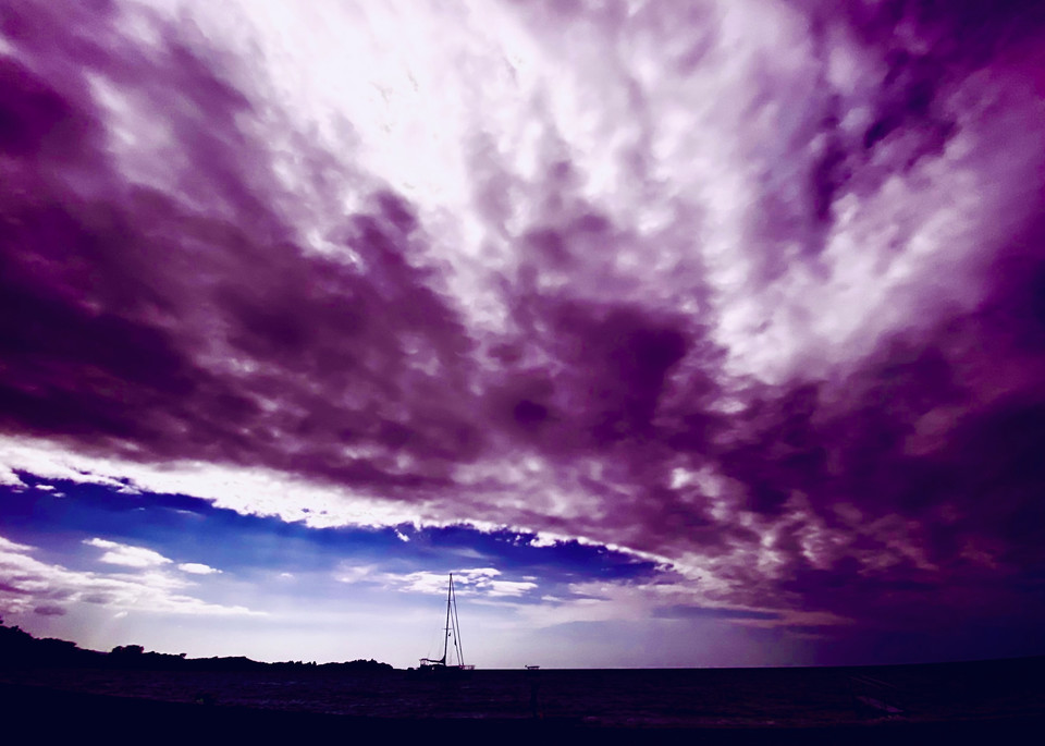Purple Sky At Night Photography Art | Visionary Adventures, LLC