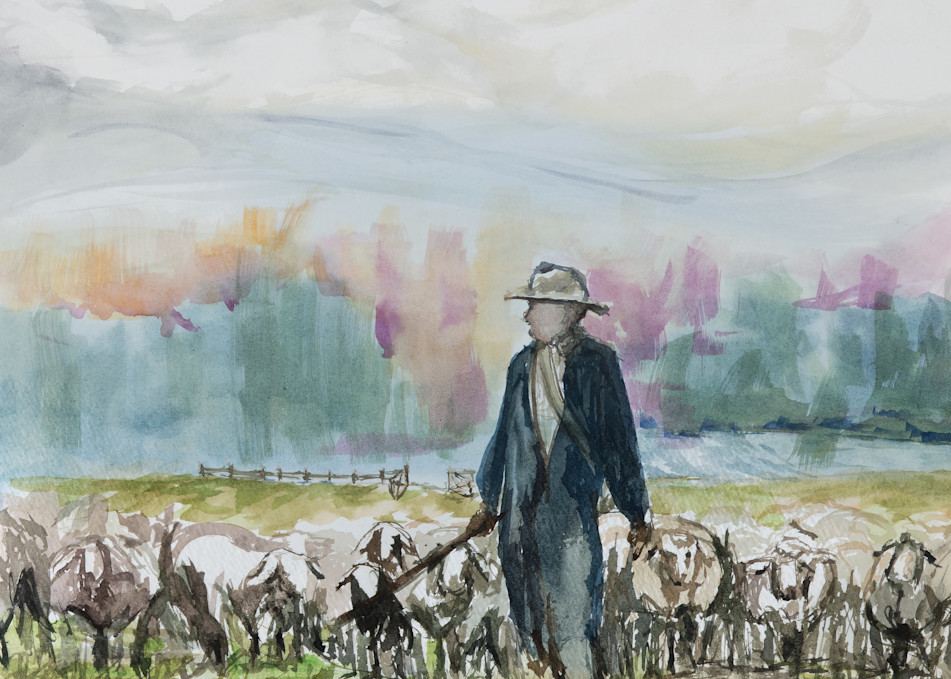"Shepherds Lead" Art | glimpsesofglory