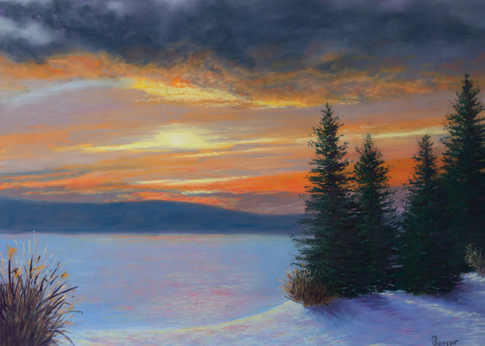 Frozen Sunrise Art | Mark Grasso Fine Art
