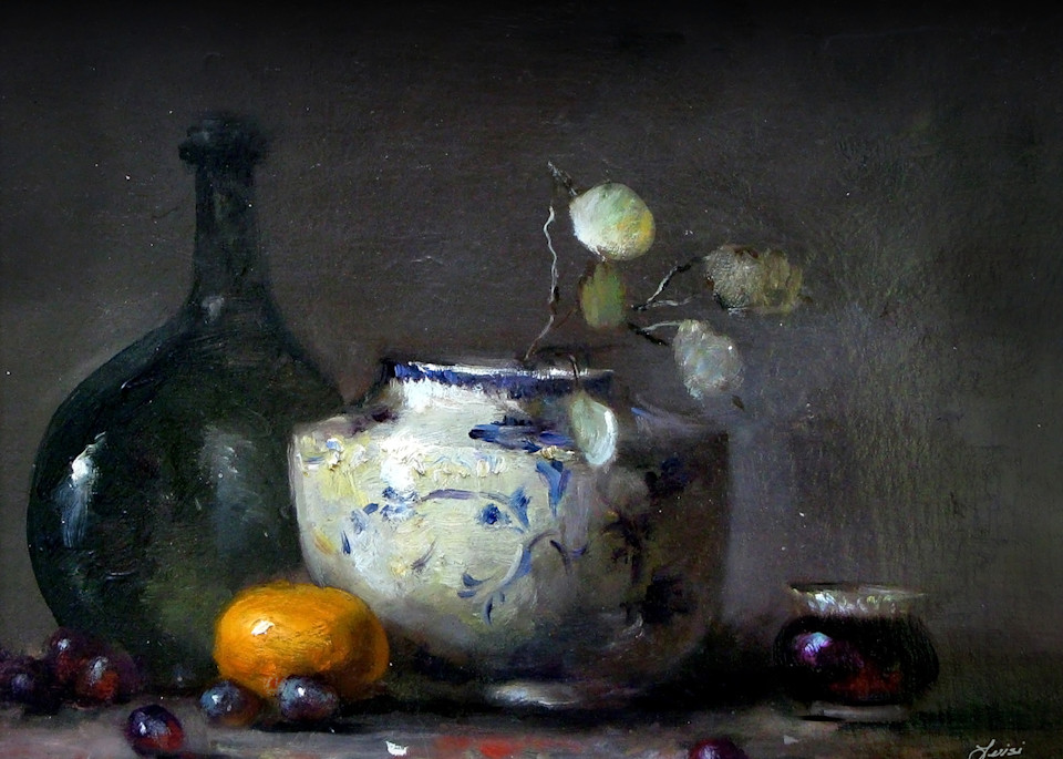 Still Life With Grapes Art | Luisi Fine Art/Light On Color