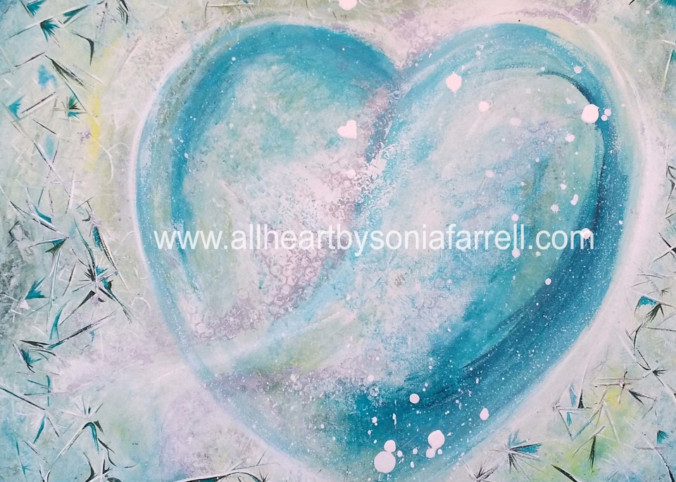 Restore Print | Quality Prints | Abstracts | All Heart by Sonia Farrell