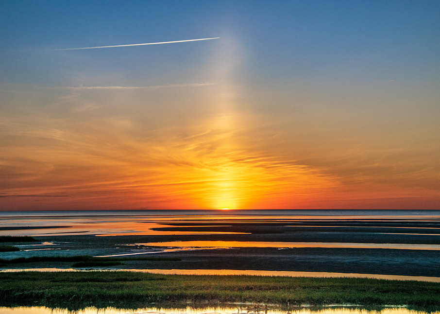 Low Tide Sunset At Skaket Beach Photography Art | The Colors of Chatham