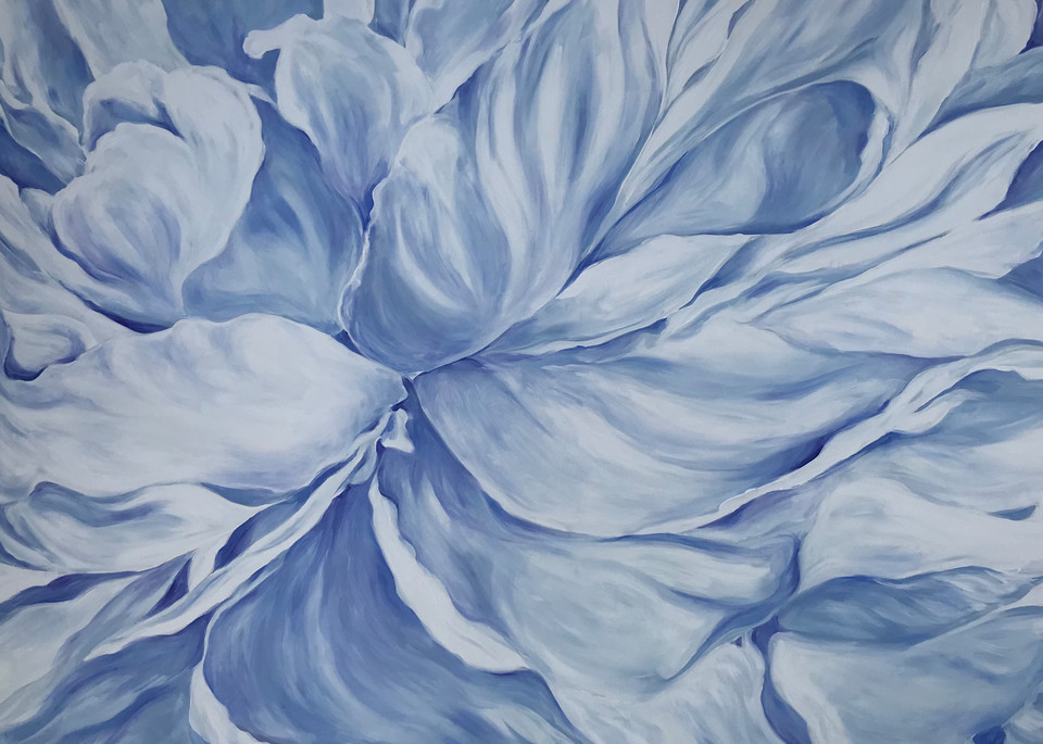 Blue Peony I Art | ebaumeistermcintyre