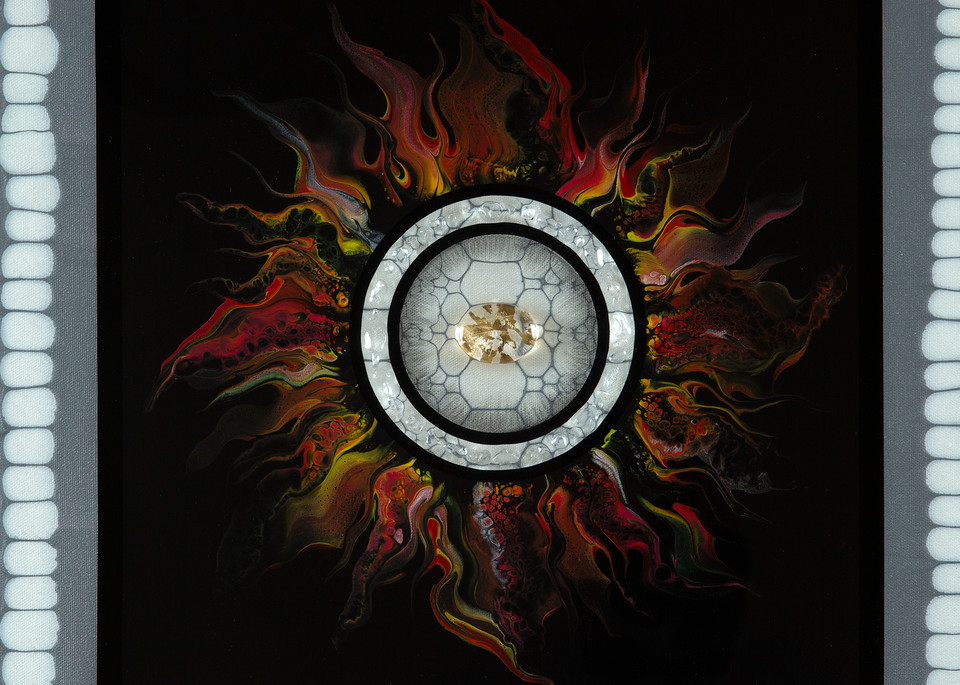 Fire Element "Sun Series 1" Art | Breathe Art Paintings