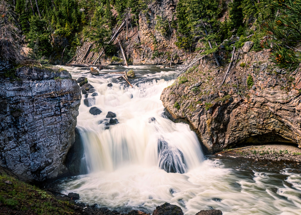 Firehole Falls Photography Art | Dawn Holm Photography