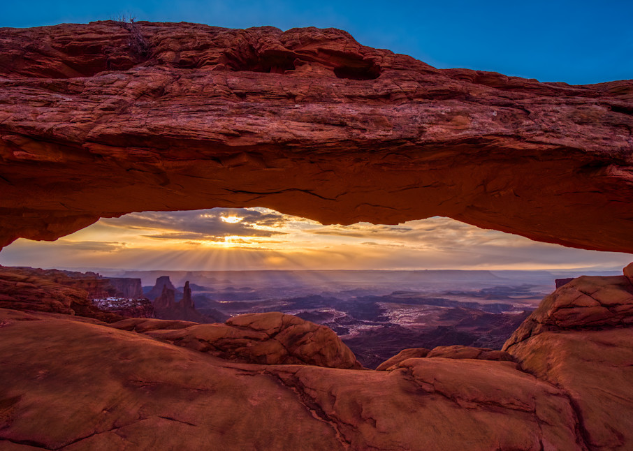 Mesa Arch With Sun Rays Photography Art | Peter Batty Photography