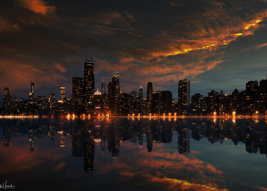 Chicago Skyline From North Avenue Beach Art | Mark Hersch Photography