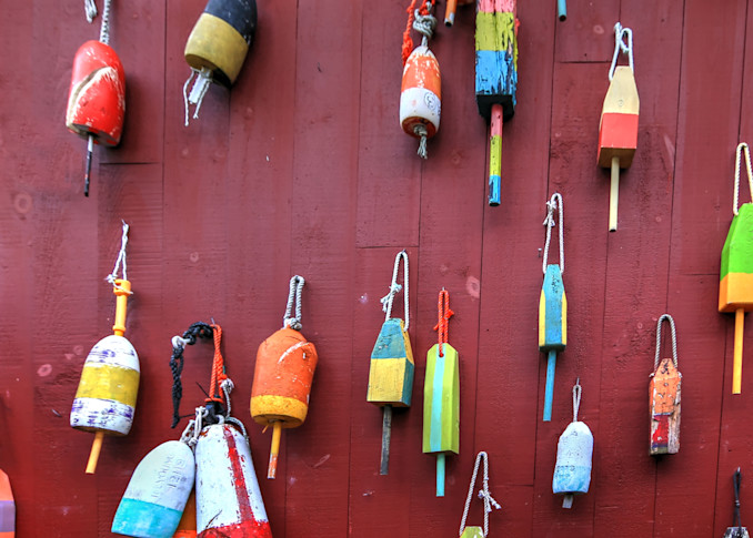 Antique Lobster Buoys | Lion's Gate Photography