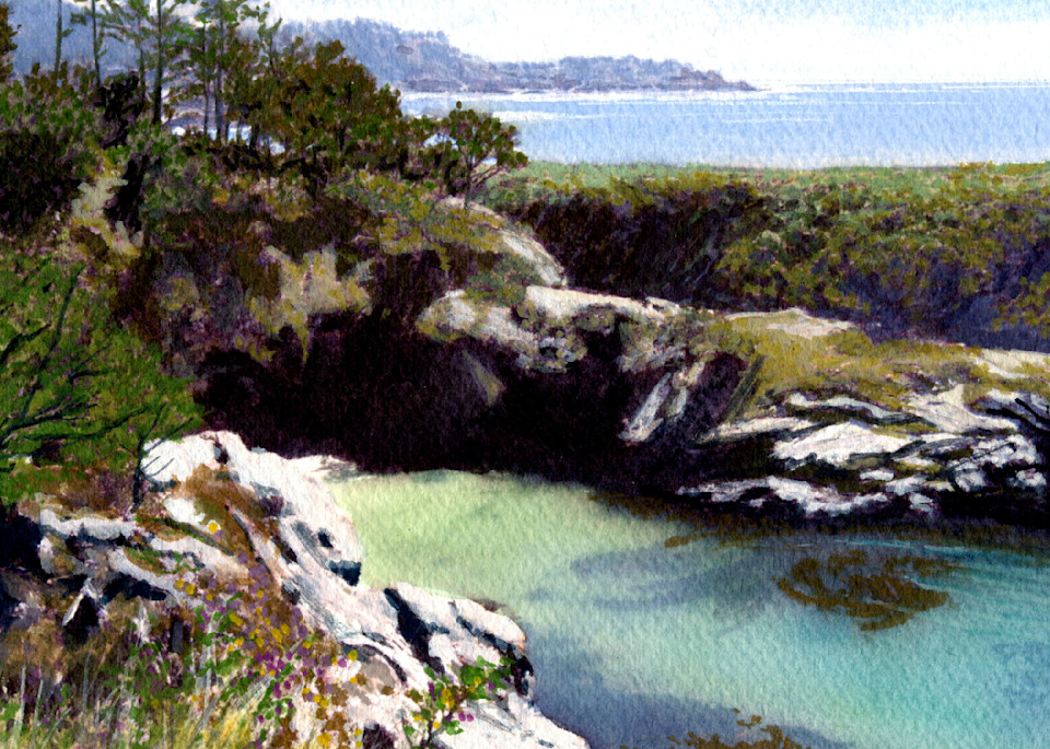 Hidden Cove  Art | Robert Duvall Landscape Paintings