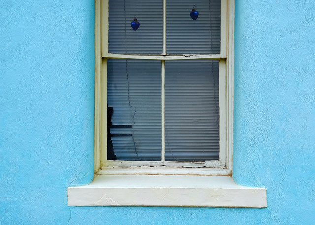 Window, Blue Wall