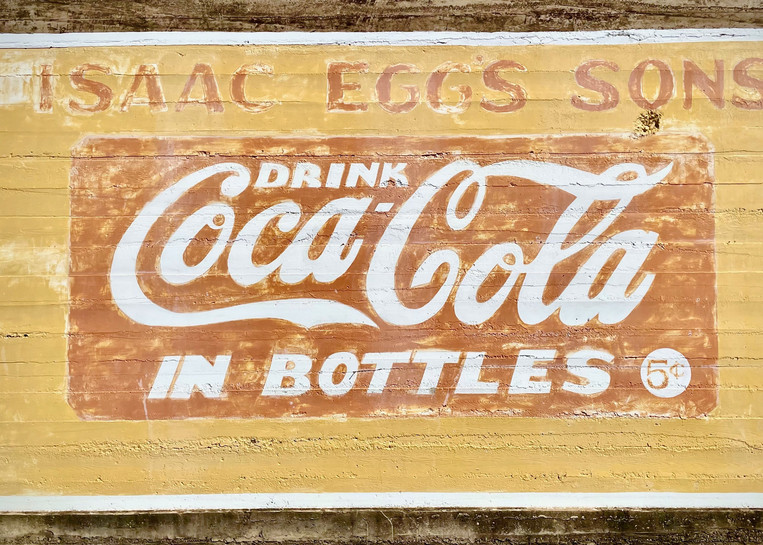 Isaac Egg's Sons Coke Sign Photography Art | Vantage Point