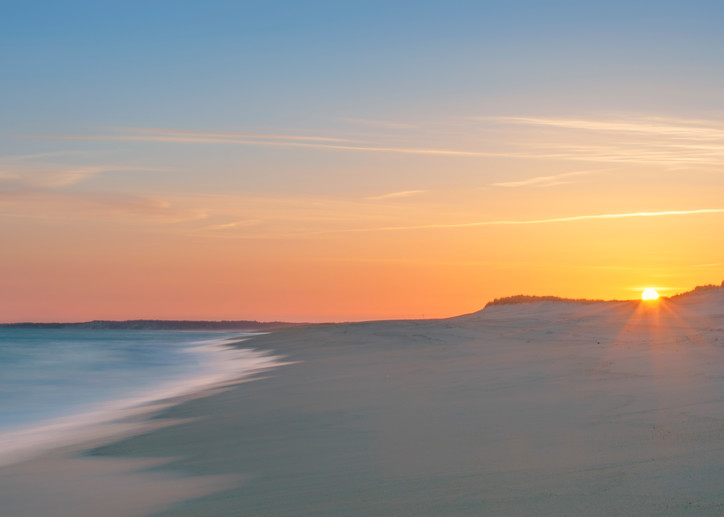 Long Point Soft Sunset Art | Michael Blanchard Inspirational Photography - Crossroads Gallery