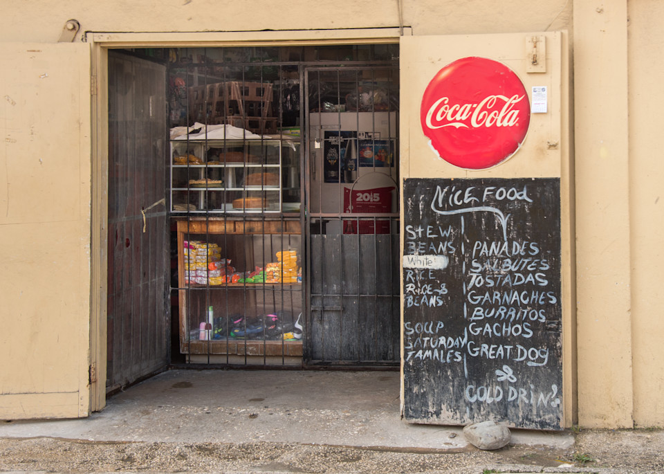 Belize Cafe Photography Art | Terry Blackburn Fine Art