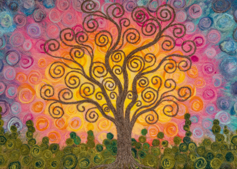 World Tree Print Art | Linda Doucette Art