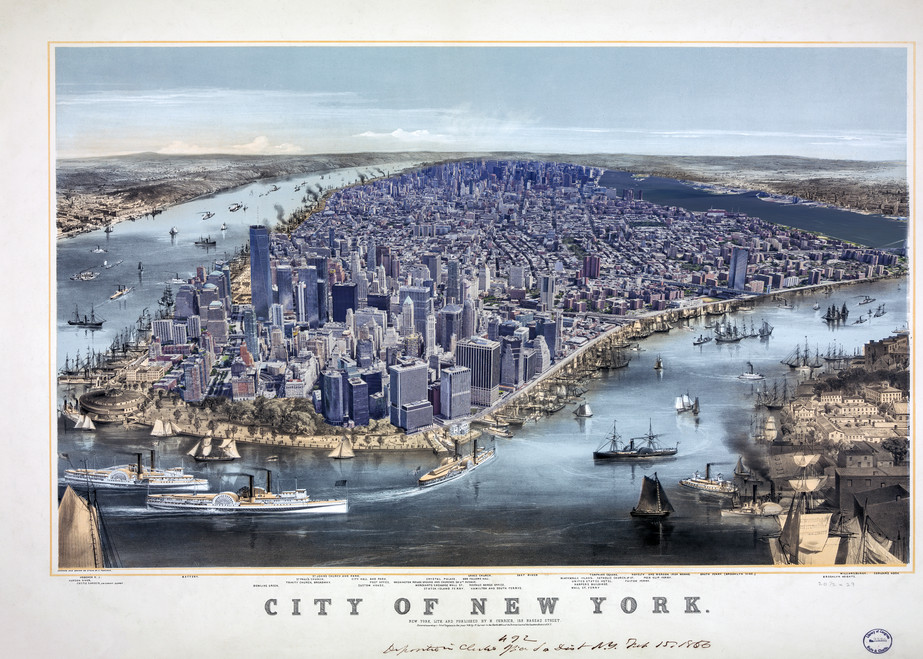City Of New York 1856 Art | Mark Hersch Photography