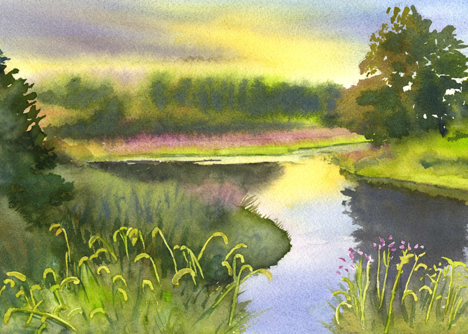 Palmer River 1 Art | Machalarts Watercolor Studio