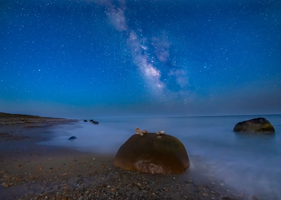 Moshup Beach Milky Way Art | Michael Blanchard Inspirational Photography - Crossroads Gallery
