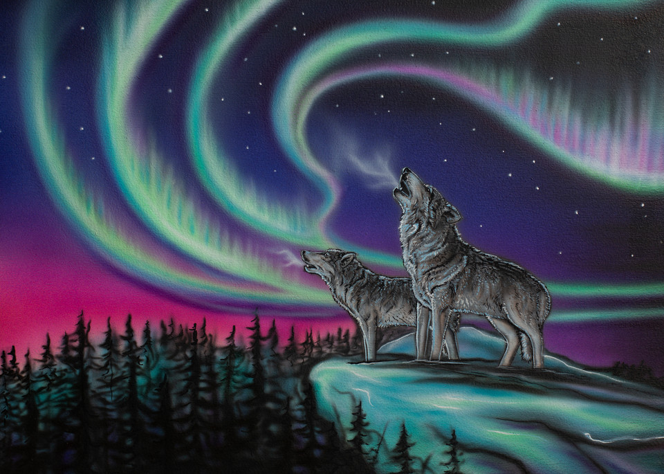 Sky Dance   Wolf Song Art | Keller Rempp Art