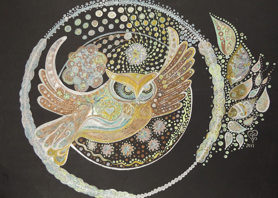 Winter's Owl Art | Cynthia Christensen Art