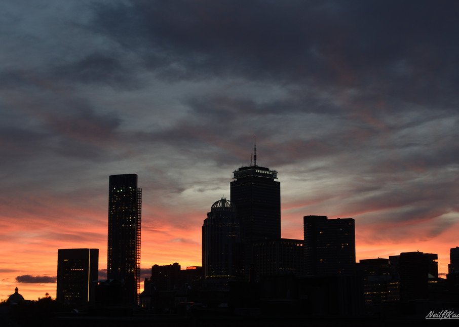 Twilight Over Boston Photography Art | neilfkadey