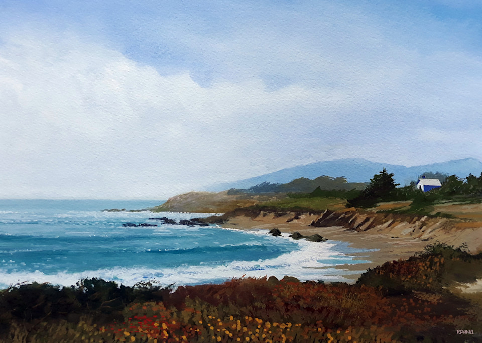 Sea Cottage Art | Robert Duvall Landscape Paintings