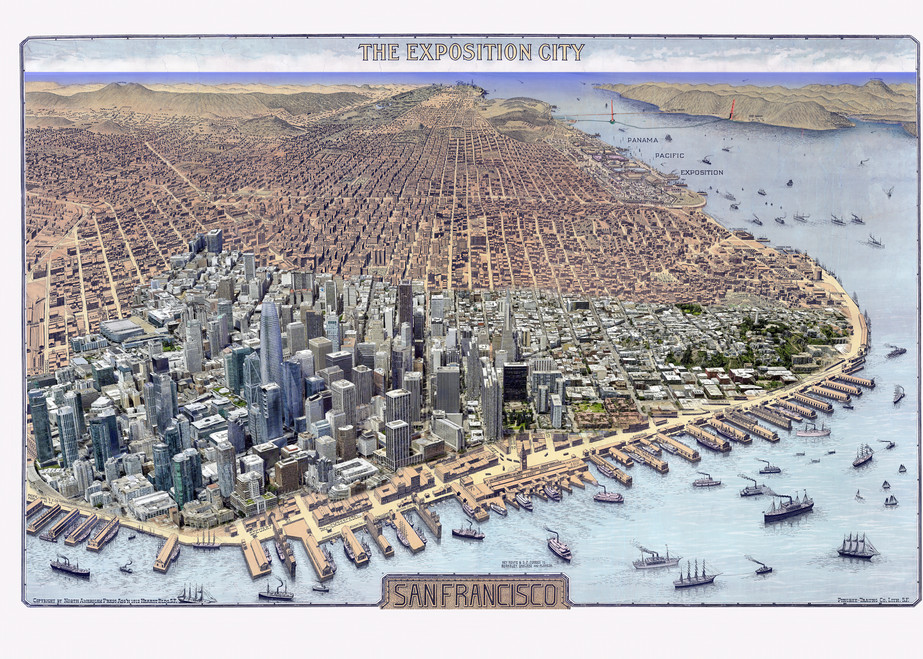 San Francisco The Exposition City 1912 Art | Mark Hersch Photography