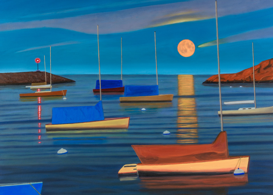 Harboring Moonlight Art | The Art of David Arsenault