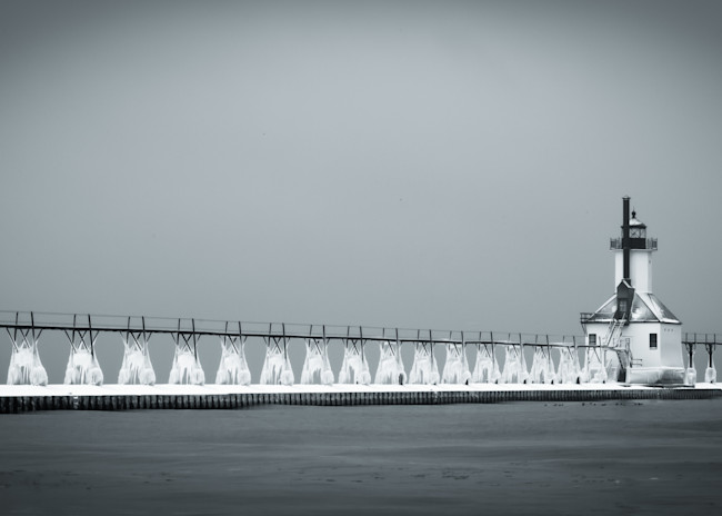 Grand Haven Michigan Lighthouse Photography Art | Ursula Hoppe Photography
