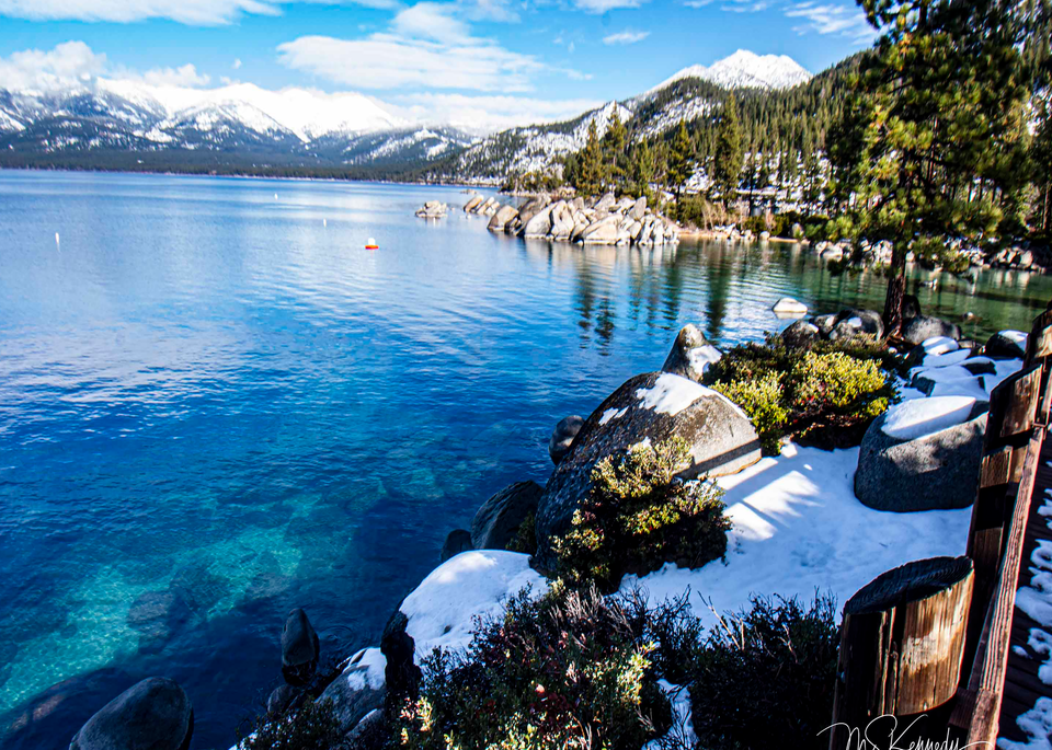 View Of Lake Tahoe Shoreline Art | Cutlass Bay Productions, LLC