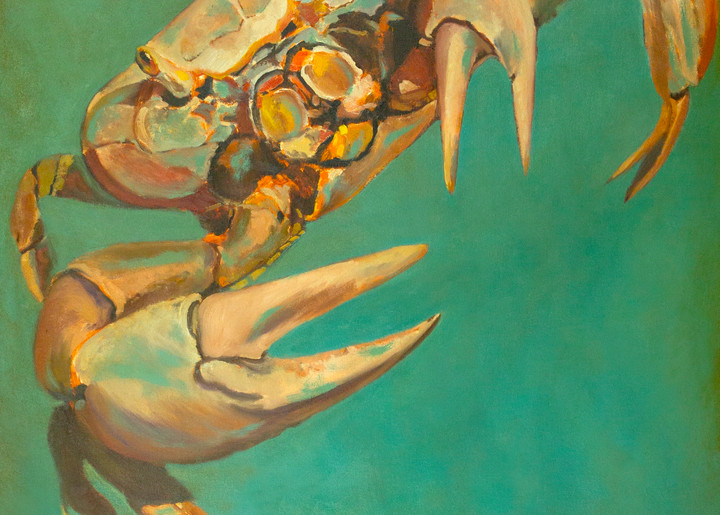 Crab Oil Original 30 X40 Gce1rx Art | Booker Tueller Fine Art