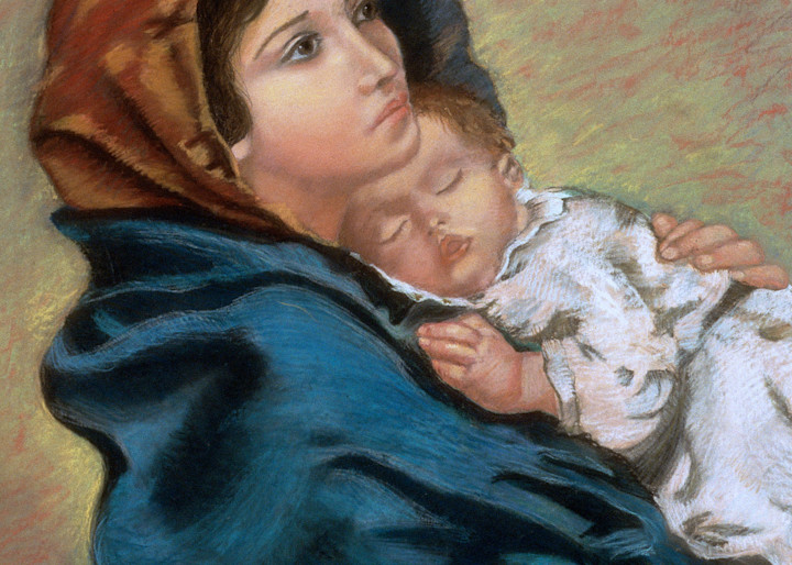 Madonna And The Infant Jesus Art | MY STORY IN ART, INC.