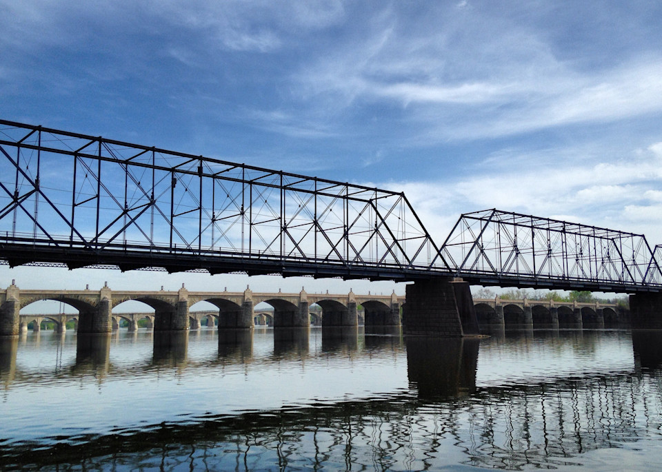 Susquehanna River Bridges Art | Mikey Rioux