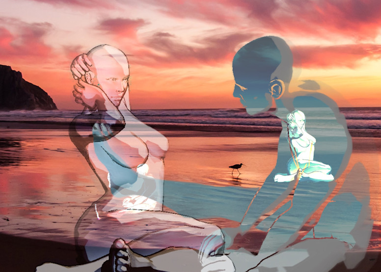 Sunset Romance:  Shop Prints of Digital Art 