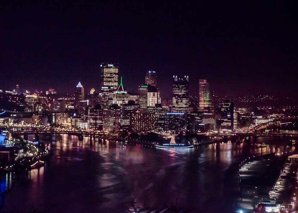Pittsburgh Light Up Night 2017 Photography Art | Press1Photos, LLC