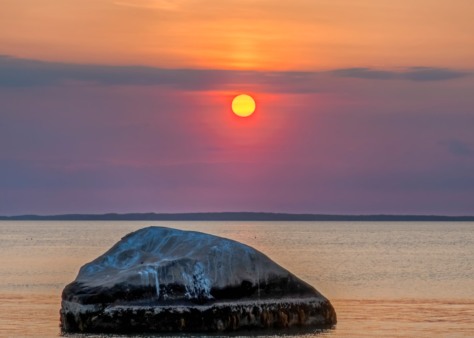 Great Rock Bight Sunset Closeup Art | Michael Blanchard Inspirational Photography - Crossroads Gallery