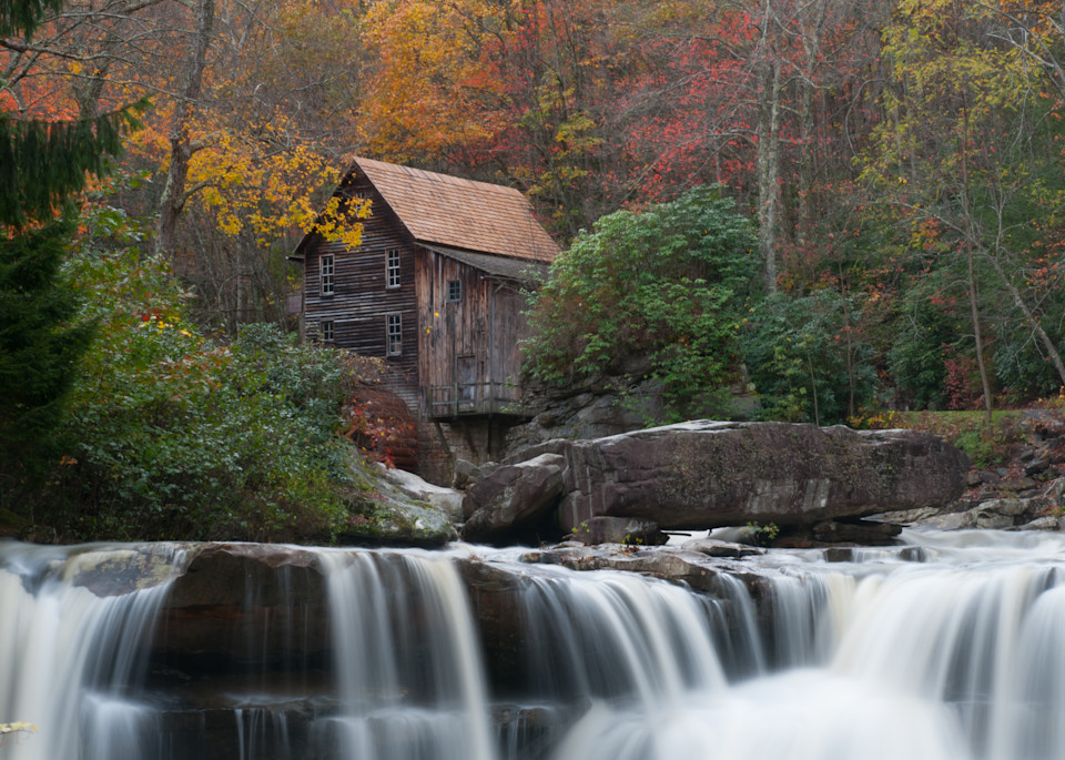 Glade Creek Waterfall, Landscape Photography Art | Press1Photos, LLC