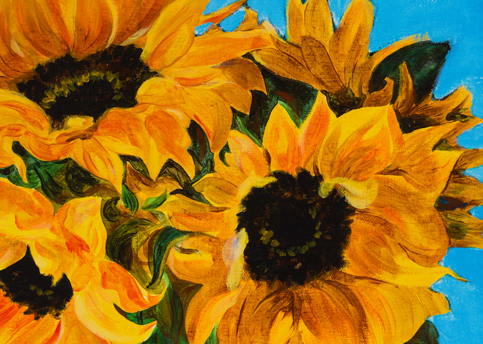 Sunflowers Art | Jennifer Richter Art