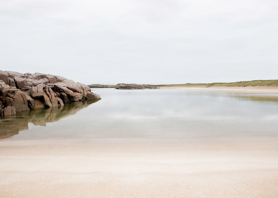 A tranquil seascape of coastal Ireland by Mia DelCasino