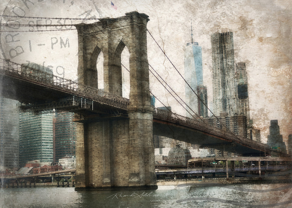 BROOKLYN BRIDGE NYC ART 