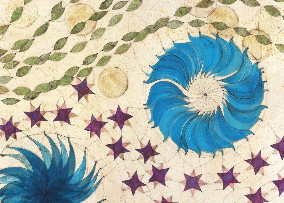 The Multi Verse 1 Art | Karen Sikie Paper Mosaic Studio
