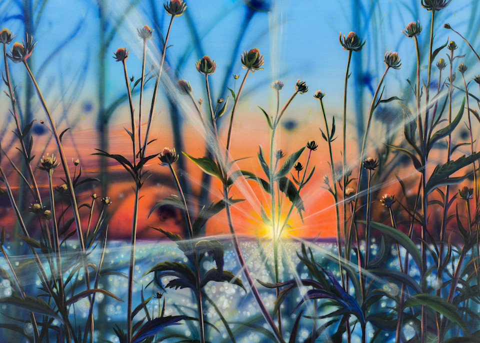 Sunset Silhouette Art | Leanne Hanson Art