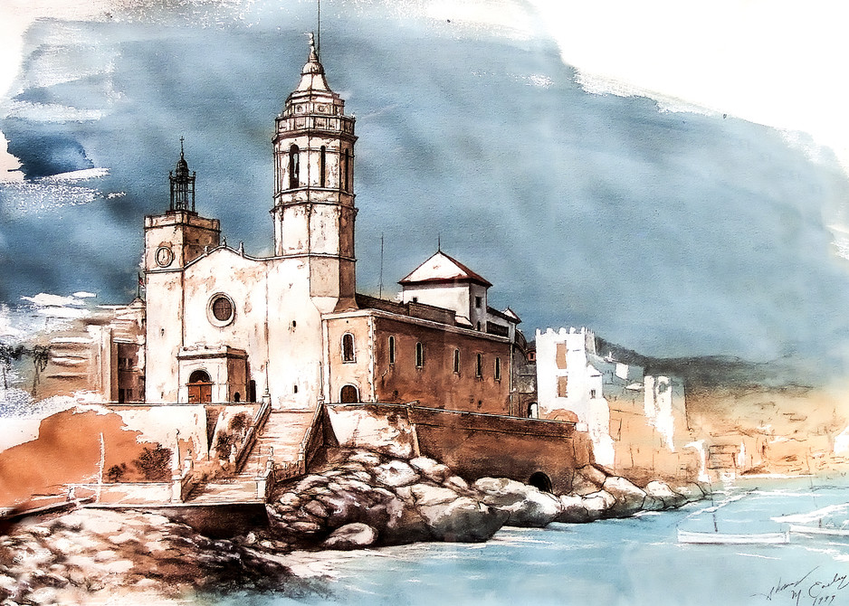 Spanish Church Art | Thomas Easley Art