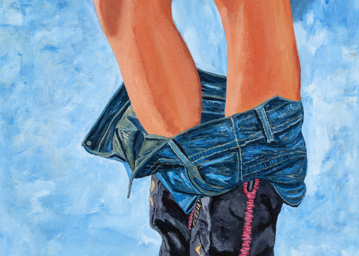 #107, Do You Like My Boots Art | Ron Stansel Inc dba RonStanselArt.com