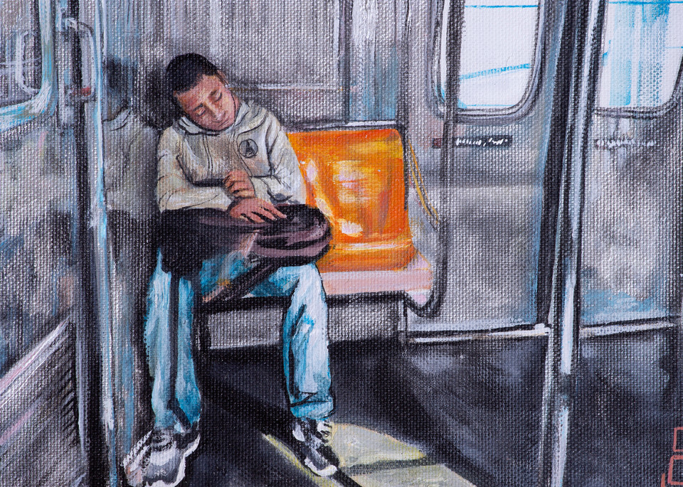 Exhausted Young Man Art | Stefo, Inc.