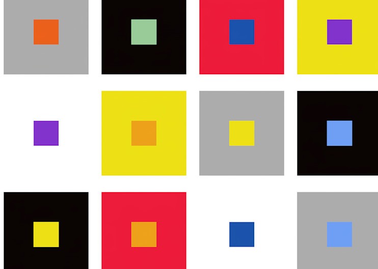Color Square Pattern/Merch Art | karenihirsch