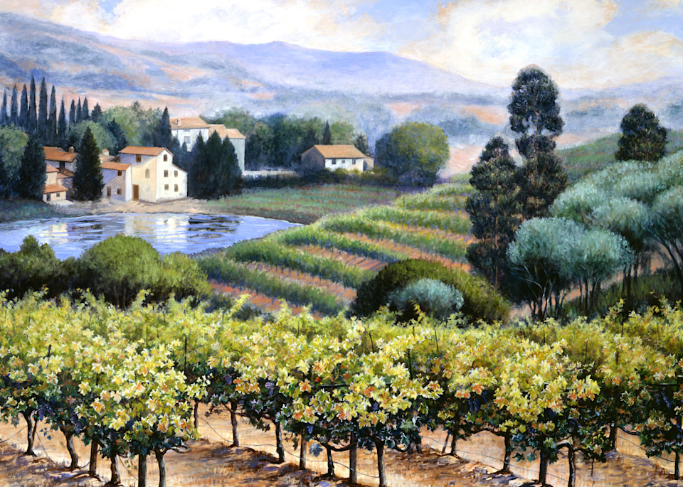 Italian Countryside Art | Oilartist - Haeffele Fine Art