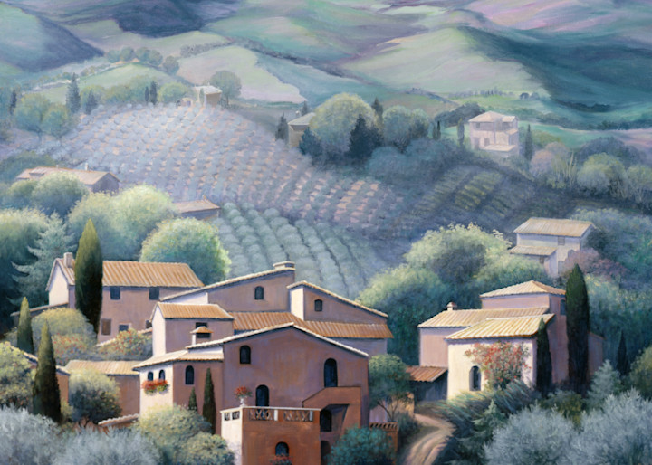 Italian Hills Art | Oilartist - Haeffele Fine Art